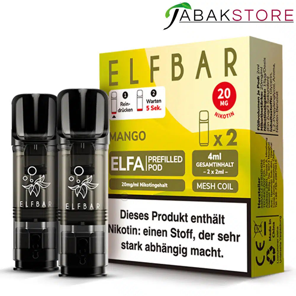 ELFA | Mango | Liquid Pod | 20mg | 2er Pack