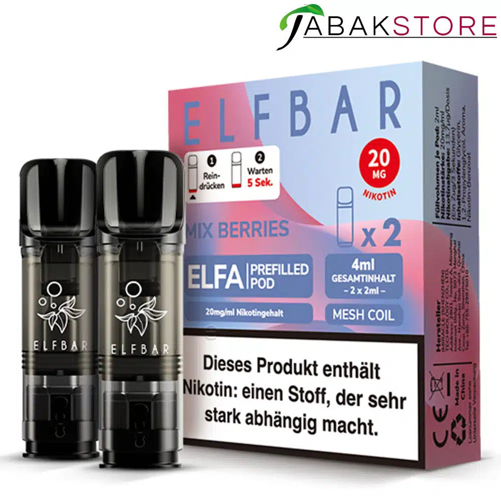 ELFA | Mix Berries | Liquid Pod | 20mg | 2er Pack