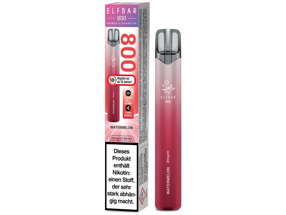 Elfbar 800 Vape – Watermelon 20 mg/ml
