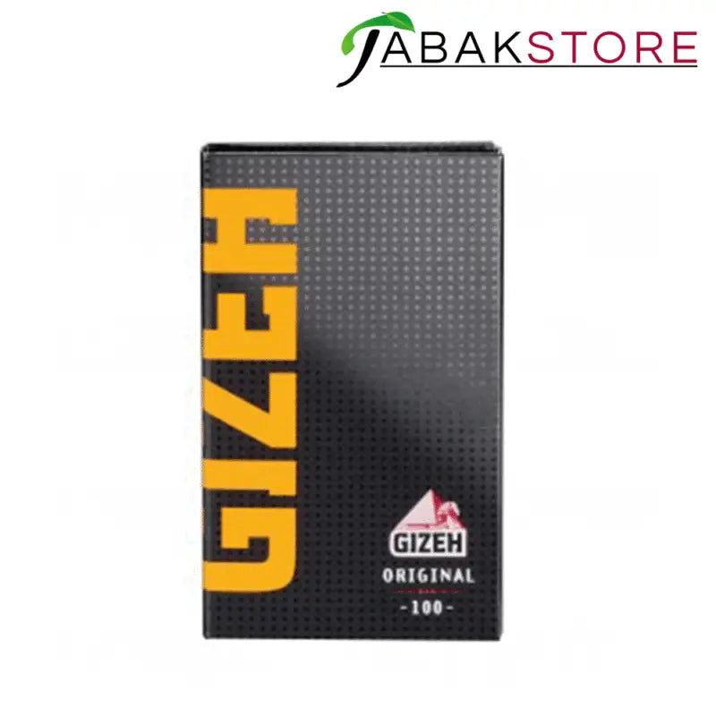 GIZEH Black Original Magnet Blättchen (Orangene Schrift) | 100x Blatt