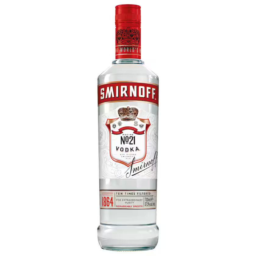 Smirnoff Red No. 21 Premium Vodka Triple Destilled 0,7l